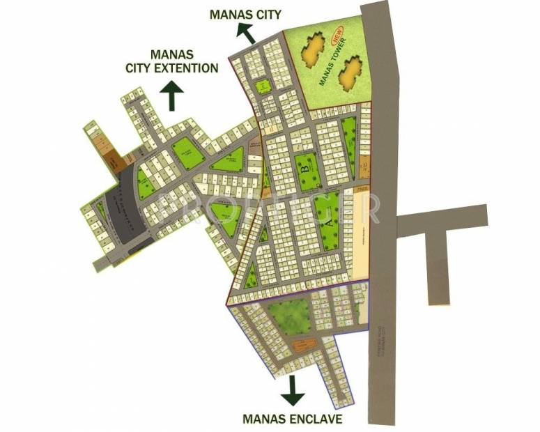 Images for Site Plan of Manas Manas Garden Extension