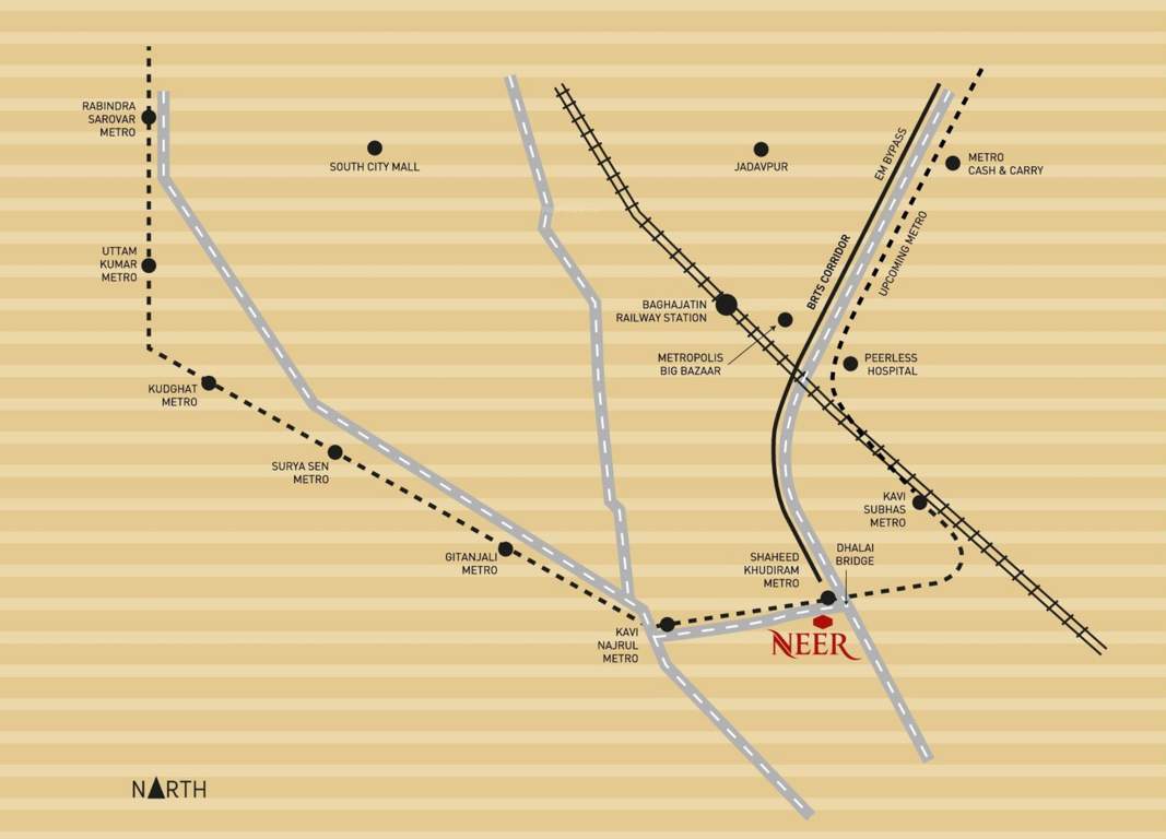  neer apartment Images for Location Plan of Indicon Neer Apartment