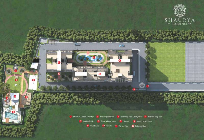  shaurya-residence Images for Site Plan of Three S Shaurya Residence