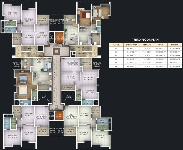  shaurya-residence Images for Cluster Plan of Three S Shaurya Residence