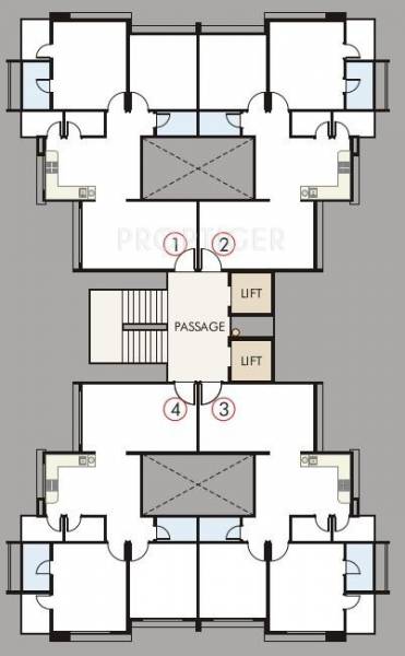 Images for Cluster Plan of Happy Home Nest Orchid