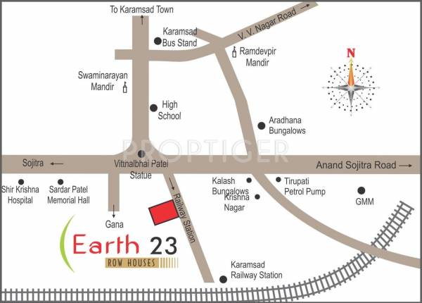 Images for Location Plan of Raghukul Earth 23
