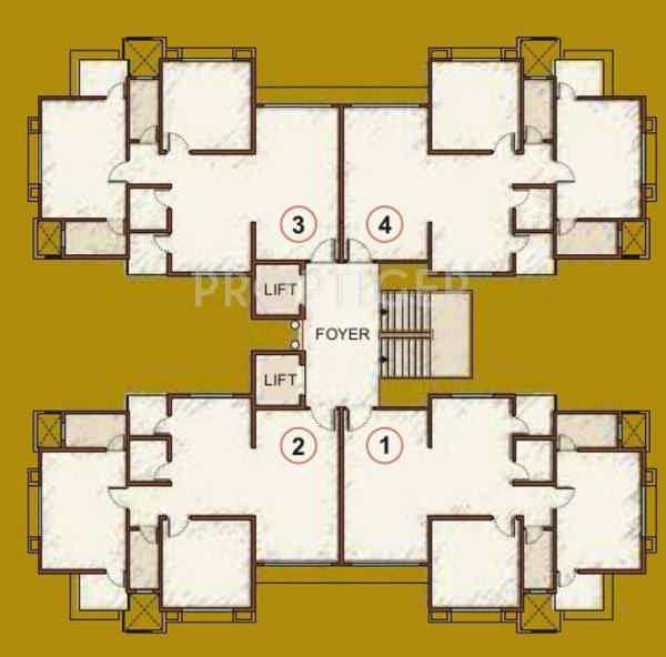 Images for Cluster Plan of Happy Home Nakshatra Embassy Images for Cluster Plan of Happy Home Nakshatra Embassy
