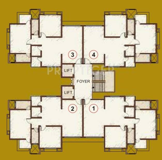 Images for Cluster Plan of Happy Home Nakshatra Embassy
