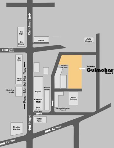  gulmohar-phase-2 Images for Location Plan of Renuka Gulmohar Phase 2