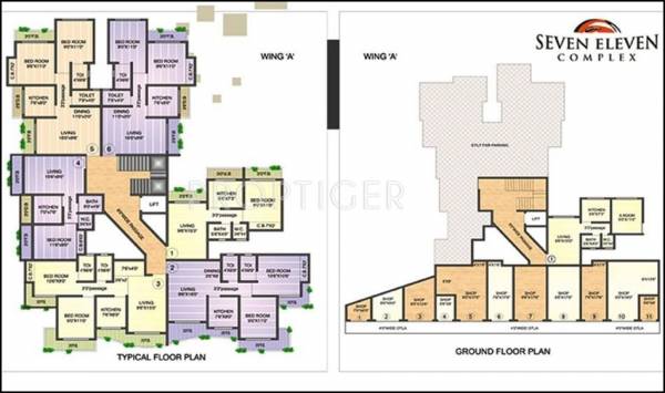 Images for Cluster Plan of Seven Eleven Regency