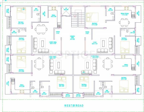  blossom Tower 1 Cluster Plan