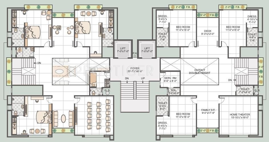 Images for Cluster Plan of Happy Home Vastu Luxuria