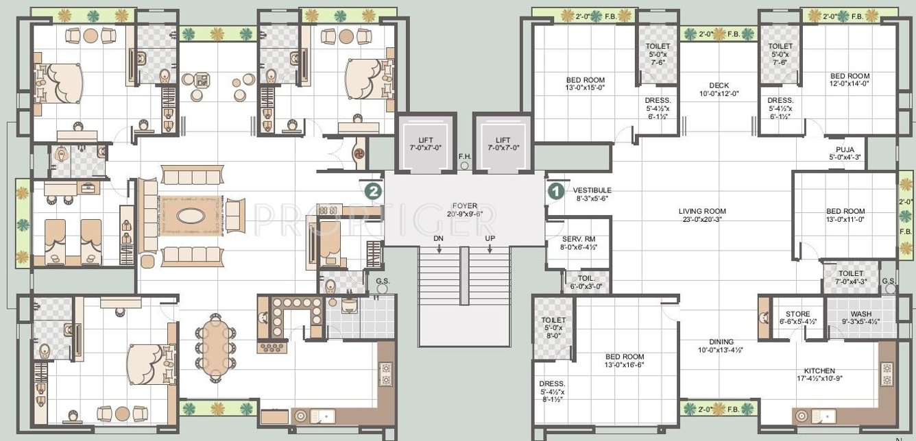 Images for Cluster Plan of Happy Home Vastu Luxuria
