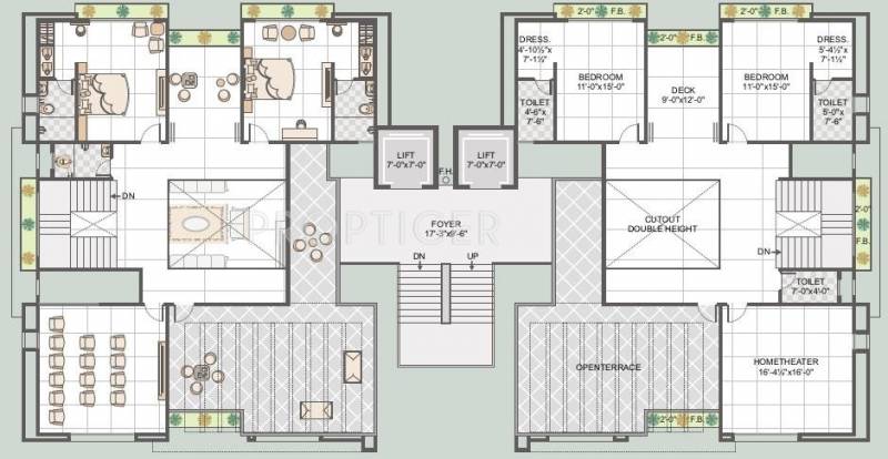 Images for Cluster Plan of Happy Home Vastu Luxuria