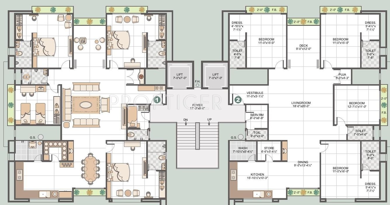 Images for Cluster Plan of Happy Home Vastu Luxuria