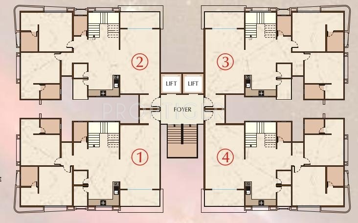  vastu discovery Tower A Cluster Plan