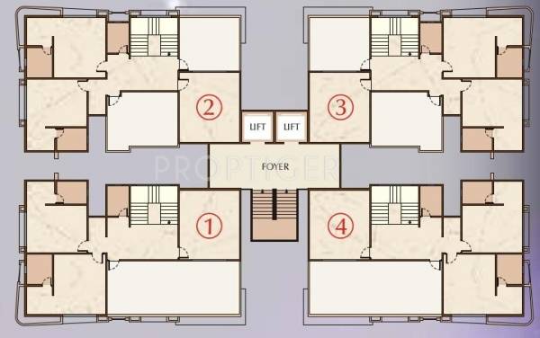  vastu-discovery Tower B Cluster Plan