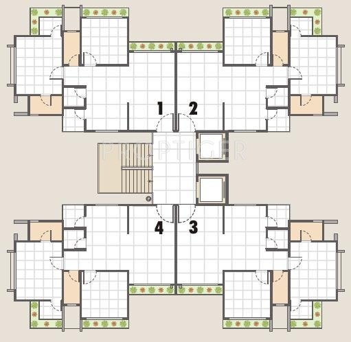 Images for Cluster Plan of Happy Home Nakshatra Platinum