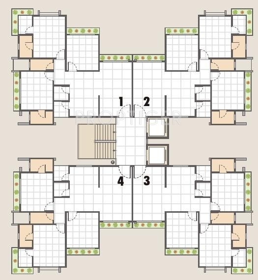  nakshatra platinum Tower A1 Cluster Plan