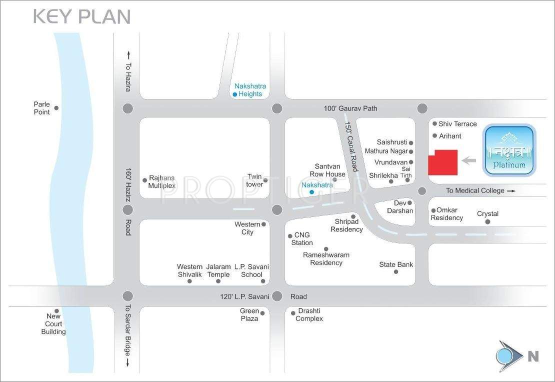  nakshatra platinum Images for Location Plan of Happy Home Nakshatra Platinum