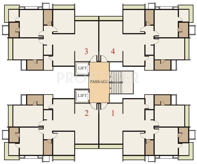 Images for Cluster Plan of Happy Home Nest wood