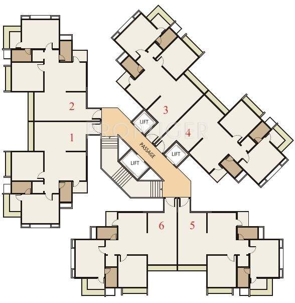 Images for Cluster Plan of Happy Home Nest wood