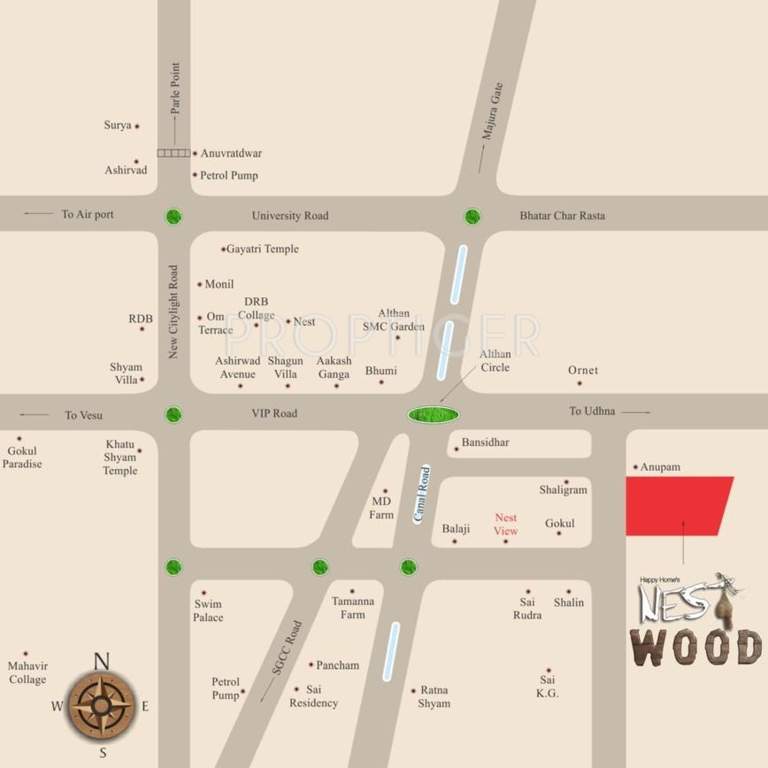 Images for Location Plan of Happy Home Nest wood