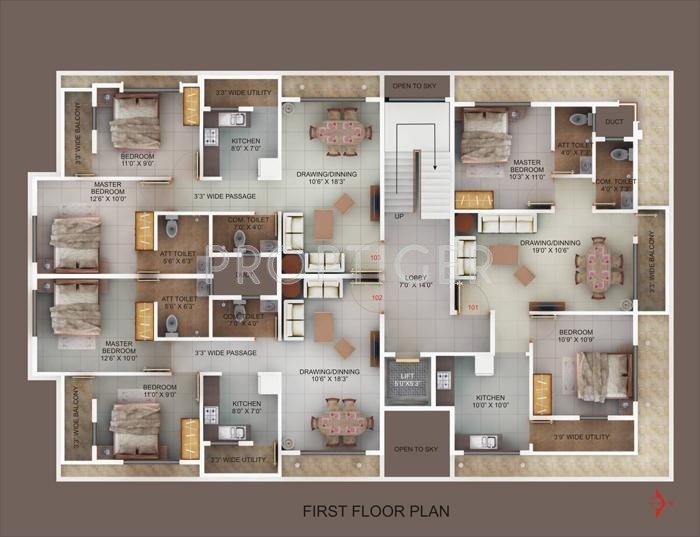 Images for Cluster Plan of Satyam Majestic