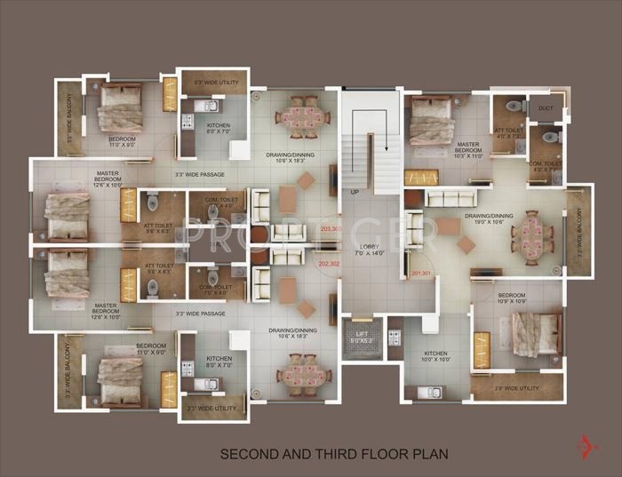 Images for Cluster Plan of Satyam Majestic