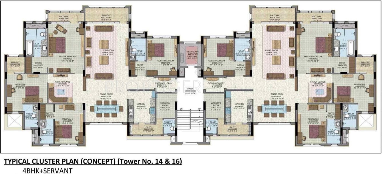 Images for Cluster Plan of Jaypee The Castille 3