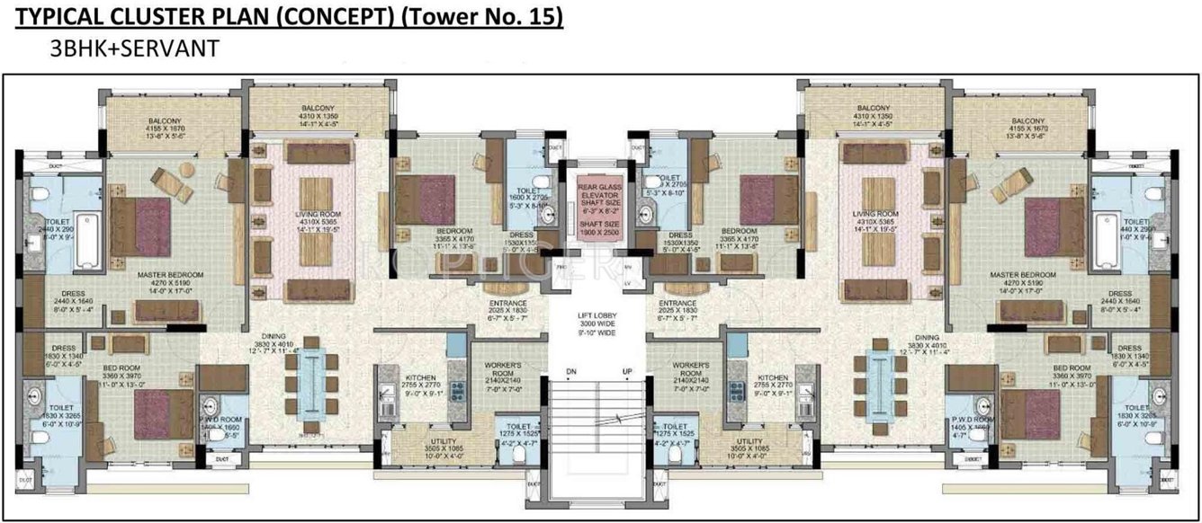 Images for Cluster Plan of Jaypee The Castille 3