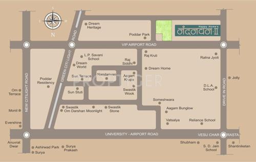  nandavan-2 Images for Location Plan of Happy Home Nandavan 2