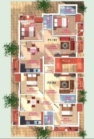 Akshitha Homes Lauren Cluster Plan