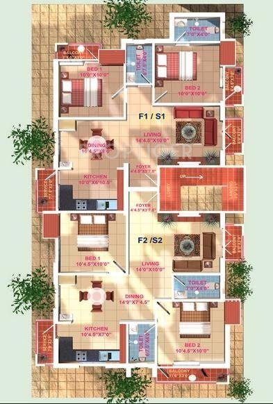 Akshitha Homes Lauren Cluster Plan