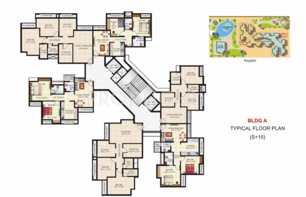 Images for Cluster Plan of Satya Realtors Shree Satya Shankar Residency