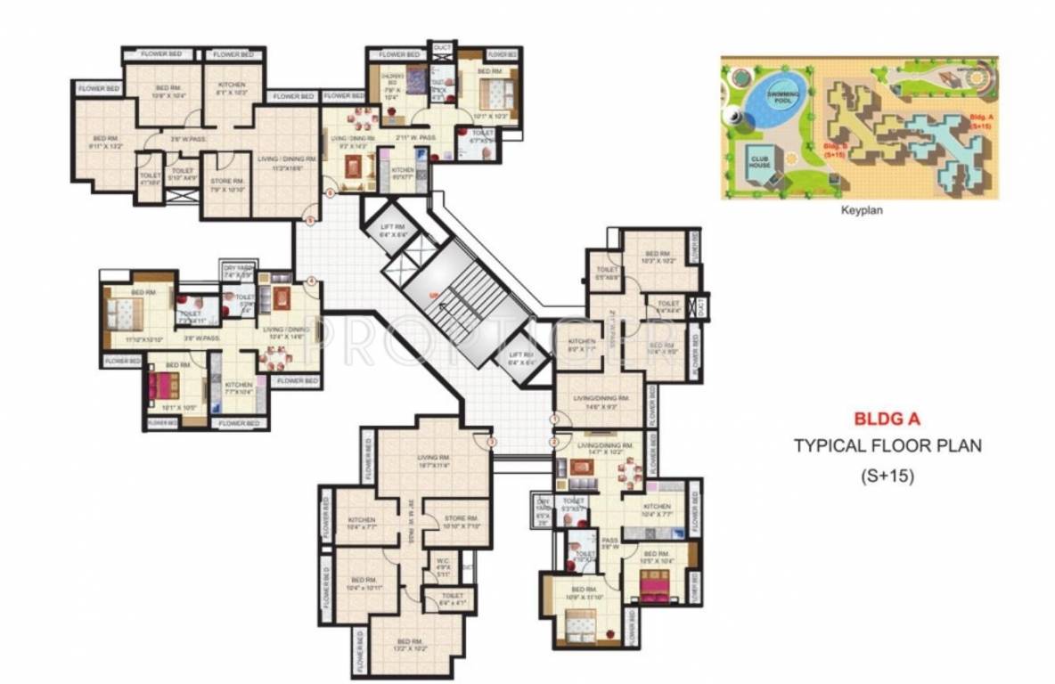 Images for Cluster Plan of Satya Realtors Shree Satya Shankar Residency