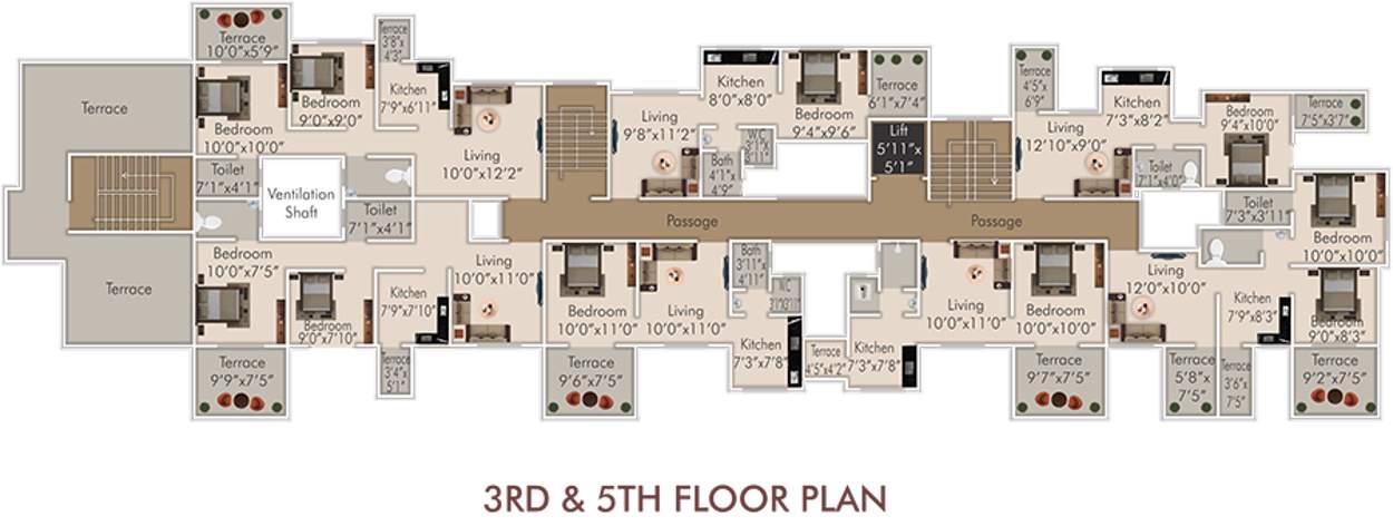  star shadow Images for Cluster Plan of Siddhivinayak Star Shadow