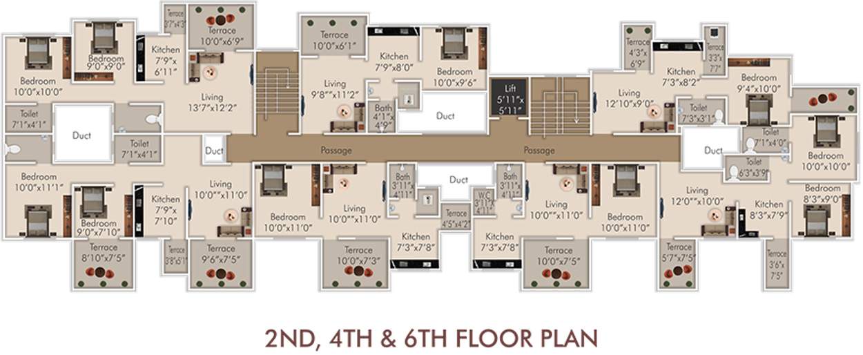  star shadow Images for Cluster Plan of Siddhivinayak Star Shadow
