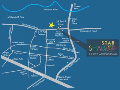  star-shadow Images for Location Plan of Siddhivinayak Star Shadow
