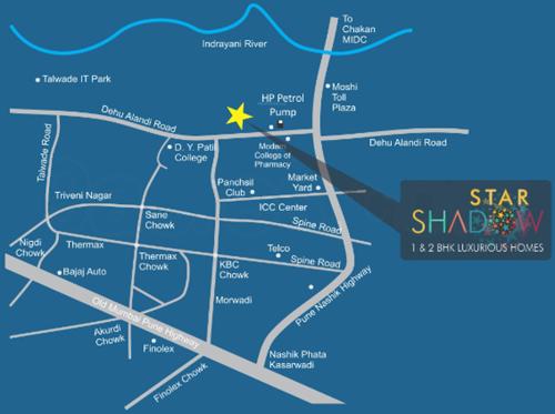  star-shadow Images for Location Plan of Siddhivinayak Star Shadow