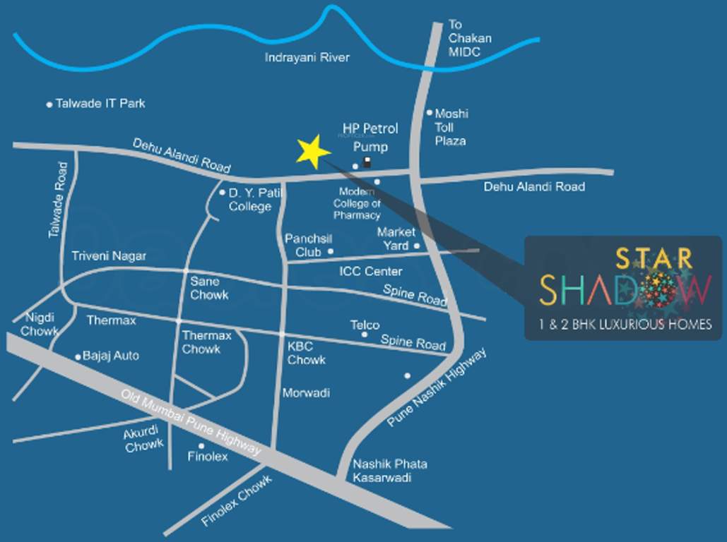  star shadow Images for Location Plan of Siddhivinayak Star Shadow