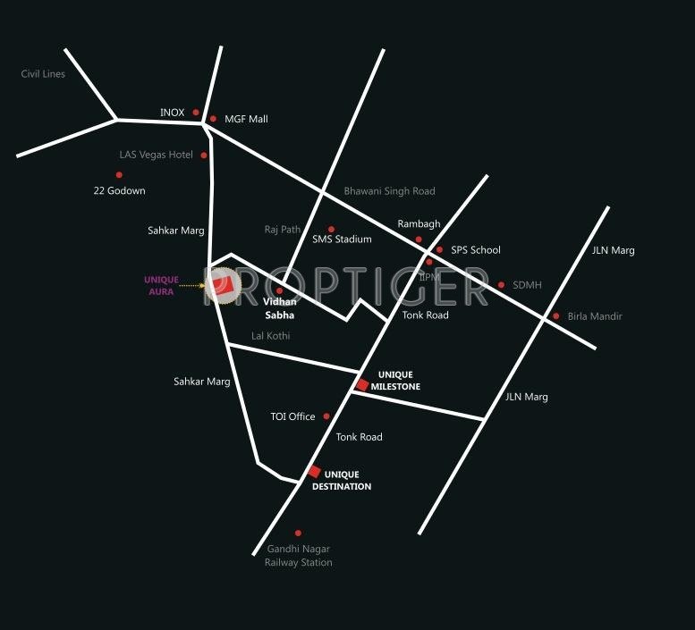 aura Images for Location Plan of Unique Builder Aura