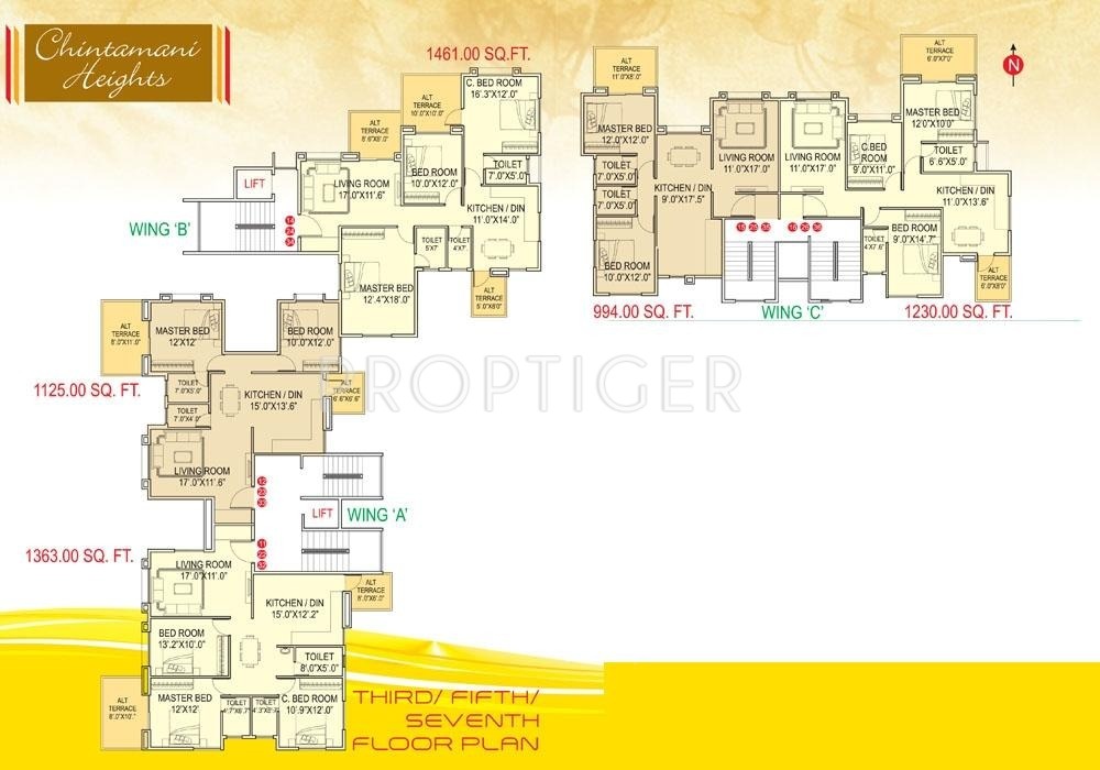 Images for Cluster Plan of Gajanan Chintamani Heights