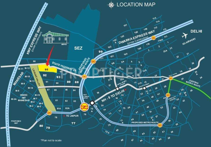  awho Images for Location Plan of Ramprastha AWHO