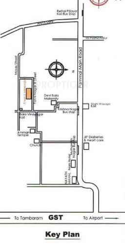 Aatmaja Homes Anand Meenakshi Location Plan