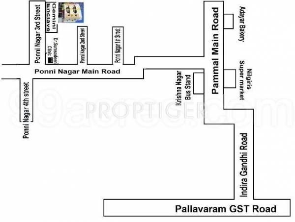 Gemini Builders Enclave Location Plan