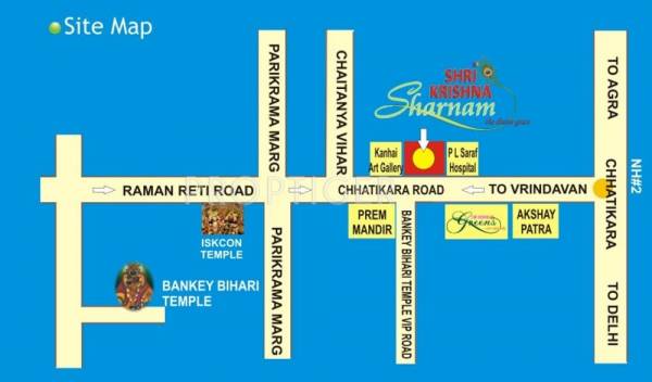 Location Plan Giriraj Group Shri Krishna Greens Location Plan