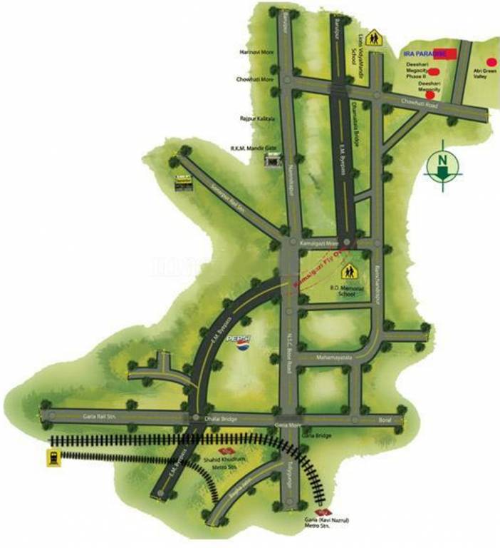 Images for Location Plan of Kolkata Ira Paradise Apartment