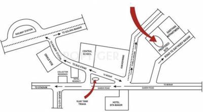 Satyam Builders And Developers Residency Location Plan