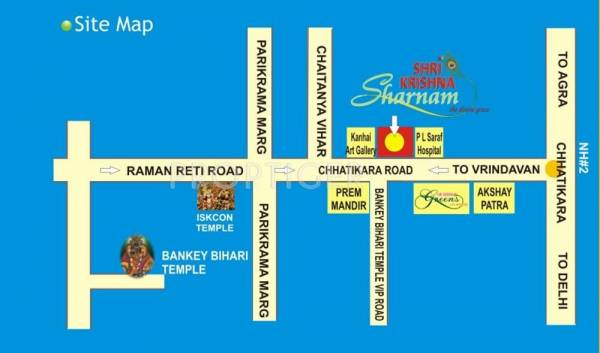 Location Plan Giriraj Group Shri Krishna Sharanam Location Plan