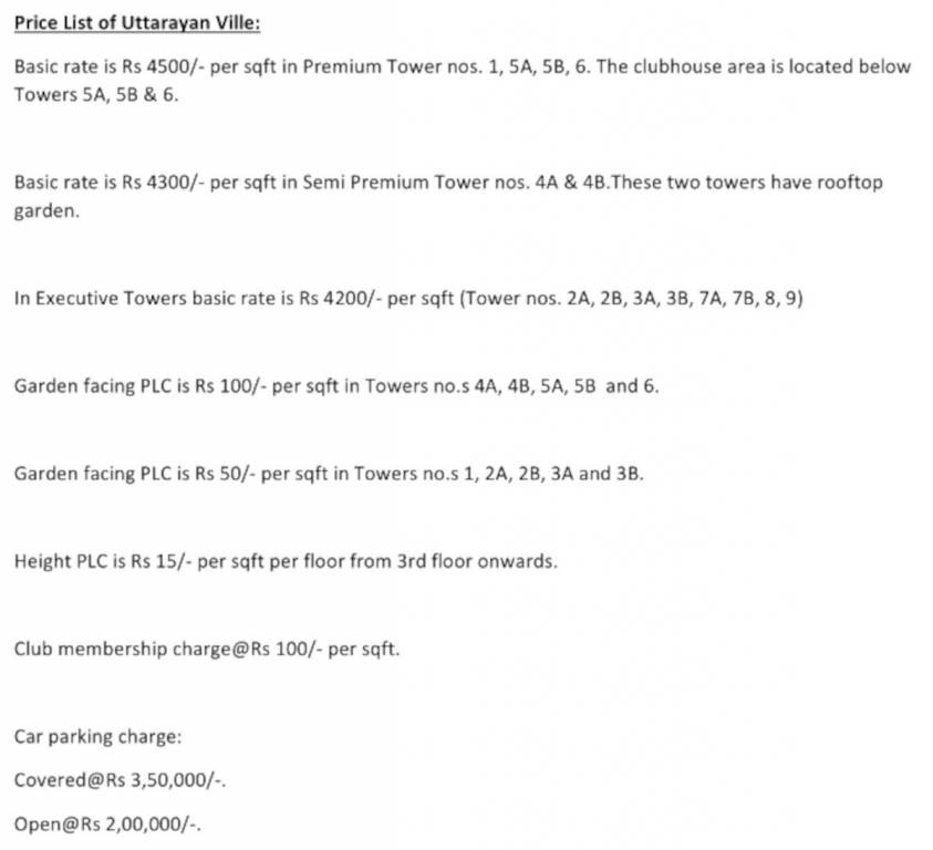 ville Subvention Scheme Payment Plan