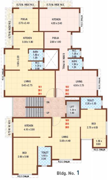 Images for Cluster Plan of Vaastu Hill View Apartments