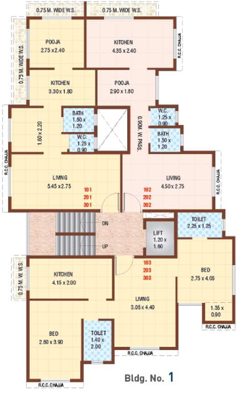 Images for Cluster Plan of Vaastu Hill View Apartments