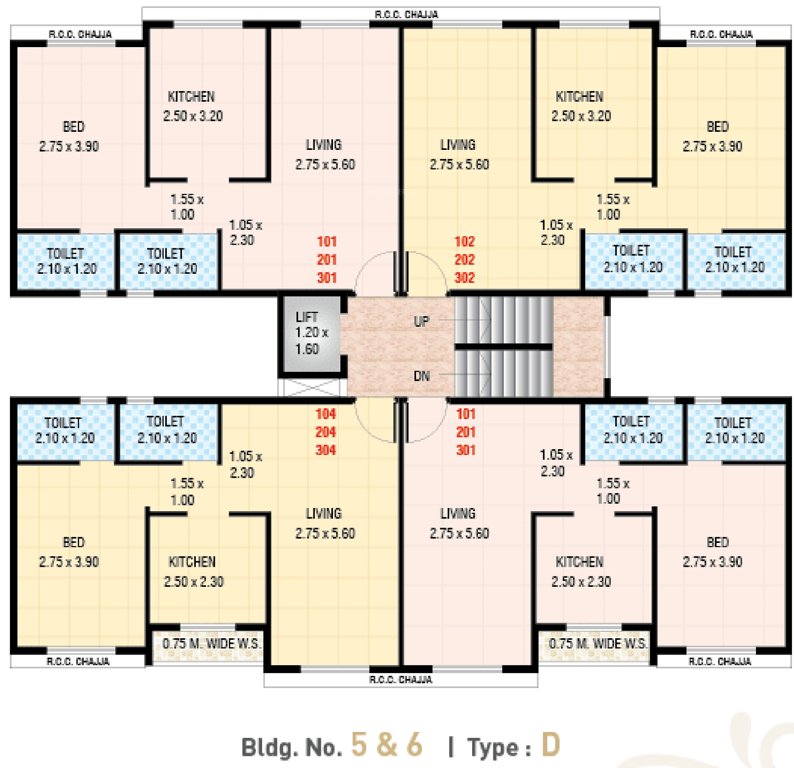 Images for Cluster Plan of Vaastu Hill View Apartments